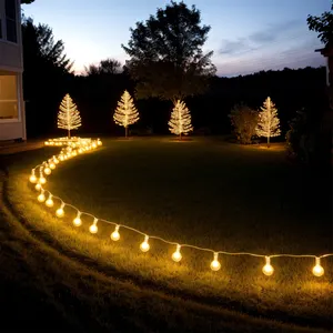 Groothandel Van Nieuwe Functies Ce Kerst Decoratie Outdoor Decoraties Led Raam Vliesgevel Solar String Licht