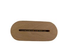 Veilleuse 3D en bois de hêtre, 1 LED blanc chaud, interrupteur à pression, CRI 60, alimentation USB, 3W, certifiée CE/RoHS, garantie 1 an