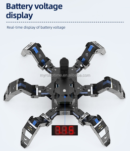Metal Acrylic <strong>Spider</strong> AI <strong>Robot</strong> Kit with WiFi Remote &amp; App-Controlled Face Recognition for Education &amp; Gifts - Product Image 4