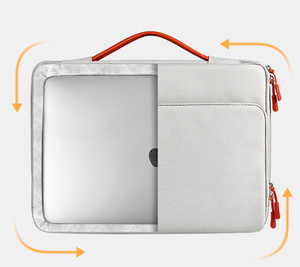 15.6 אינץ 'שרוול לפטופ פוליאסטר עמיד למים עם כיסוי פנימי תיק אוויר חסין בפני זעזועים - Product Image 3