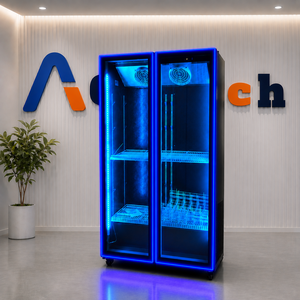 Réfrigérateur commercial vertical avec <span class=keywords><strong>porte</strong></span> vitrée pour boissons, idéal pour les magasins - Fournisseur direct usine - Product Image 1
