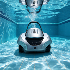 Nettoyeur de <span class=keywords><strong>piscine</strong></span> robotisé sans fil - Robot aspirateur automatique sans fil pour le nettoyage du fond et des parois de la <span class=keywords><strong>piscine</strong></span> - Product Image 1