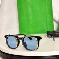 Lunettes de soleil unisexes tendance à monture carrée en acétate avec verres dégradés, protection UV pour la plage et les activités de plein air