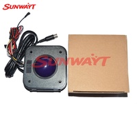 Nouvelle Arrivée de Haute Qualité : Trackball Vertical en Plastique LED PS2 de 4,5 Pouces pour Machine de Jeu d'Arcade (Compatible Anglais)