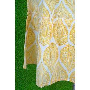 กระโปรงพิมพ์ลายบล็อกมือขายดีอันดับต้นๆ กระโปรงผ้าฝ้ายสำหรับฤดูร้อน กระโปรงลายดอกไม้ เสื้อผ้าสไตล์ชาติพันธุ์สำหรับผู้หญิง ขนาดสั่งทำได้ ราคาขายส่ง - Product Image 4