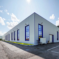 Entrepôts polyvalents : Solution de structure en acier léger moderne, haute résistance au vent pour une gestion efficace du stockage, préfabriqués