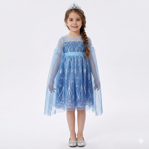 Robe <span class=keywords><strong>de</strong></span> princesse fantaisie <span class=keywords><strong>Raiponce</strong></span> pour enfants, filles, pour Halloween, cosplay, carnaval, fête d'anniversaire, jeu <span class=keywords><strong>de</strong></span> rôle, inspirée du film et <span class=keywords><strong>de</strong></span> la série télévisée Tangled, avec <span class=keywords><strong>couronne</strong></span> - Product Image 3
