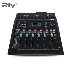 Профессиональный цифровой аудиомикшер TF12 с <span class=keywords><strong>DJ</strong></span>-интерфейсом для прямых трансляций и записи - Product Image 1