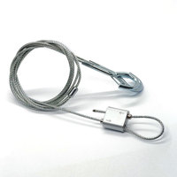 Kit de suspension Gripple Loop avec serre-câbles à double mécanisme pour gouttières de câbles