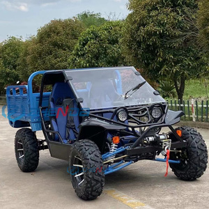 4x4 cinese grande ruota fuori strada 2 + 2 carrello da Golf elettrico alimentato a batteria 4 posti moderno Club di caccia auto Jeep prezzo - Product Image 4
