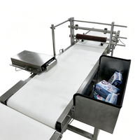 Machine d'inspection visuelle de codes QR haute vitesse avec console HMI pour la traçabilité des sacs de produits chimiques quotidiens sur la ligne de production