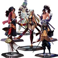 Lot de figurines d'action Demon Slayer en PVC, 28-30 cm, modèle Douze Mois des Démons, marque Wise - Nouveauté en gros