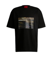 Camiseta Casual para Hombre 2026 con Pedrería, Ventilada, de Algodón Puro, Talla Grande, Estilo Retro, Exquisita y Transpirable