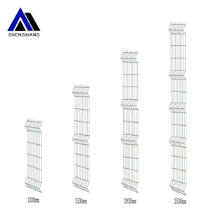 Tốt nhất bán Dễ dàng cài đặt vườn an ninh chu vi đào hình dạng bài <span class=keywords><strong>3D</strong></span> cong sắt dây lưới hàng rào cho công viên hàng rào - Product Image 4