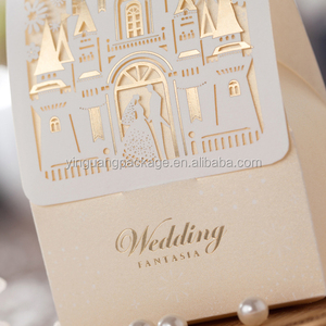 European Style Castle Luxury Paper <b>Wedding</b> Candy Favor <b>Box</b> - Product Image 2
