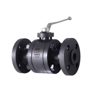 Válvula de bola forjada ANSI 3PC Q41F-150LB/300LB con tratamiento térmico FRAS y vástago sólido a prueba de fugas - Product Image 1