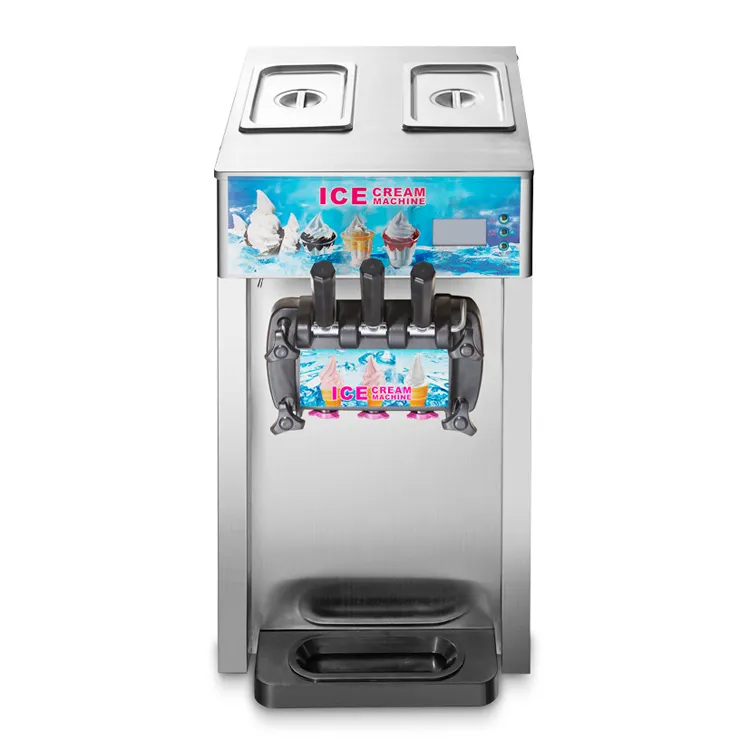 アイスクリームメーカージンバブエの商業用ソフトクリームマシンで低価格