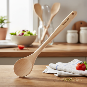 30cm in legno cucchiaio da cucina eco-friendly strumento lavastoviglie cassaforte stoviglie scatola di 300 accessori per la cucina - Product Image 2