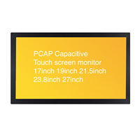 Moniteur tactile industriel 27 pouces Full HD 1920*1080 à écran capacitif USB pour ordinateur/Linux, directement de l'usine