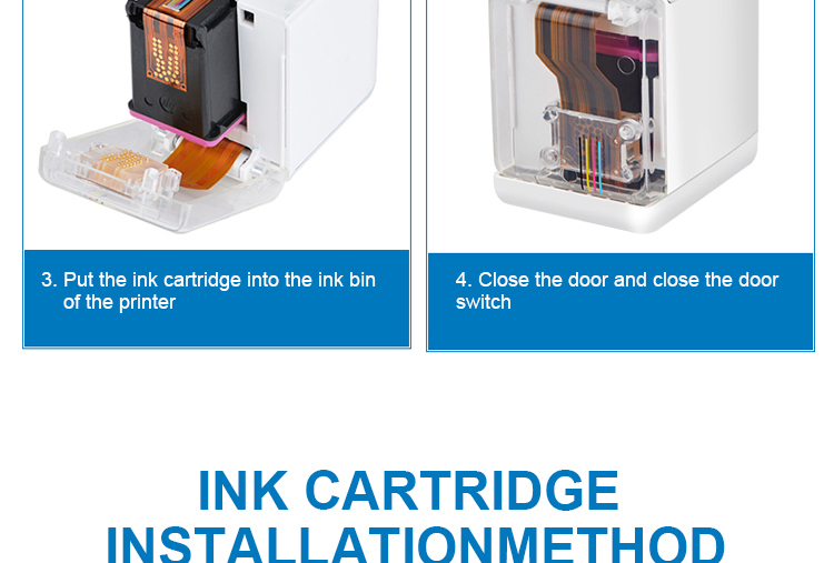 Handheld Full Color Bakery Printer Mini edible printer for cake food chocolate pattern and date printing with edible cartridge