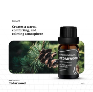 Distillat Botanique de Cèdre Boisé Riche et Chaleureux en Gros avec Propriétés Nourrissantes pour le Cuir Chevelu, Idéal pour la Méditation - Product Image 1