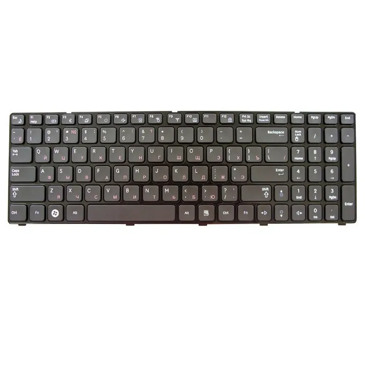 Rus dizüstü Samsung klavye R580 R590 laptop klavye