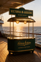 Kiosque de vente au détail personnalisé de luxe et écologique pour événements extérieurs et stands mobiles vintage