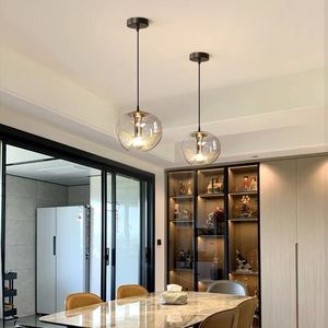 Bauhaus Modern Minimalist Vintage Style Glass Chandelier Nordic Designer Unique <b>Dining</b> Room Decorative Lighting Pendant <b>Lights</b> - Product Image 5