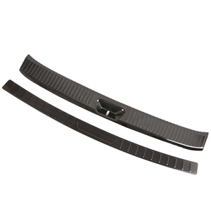 WZXD New Arrival <b>Car</b> Rear and Inner Bumper Foot Plate Black Titanium Exterior Accessories for H1 2019 - Product Image 3