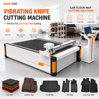 Machine de découpe CNC pour housses de siège auto, machine de découpe automatique à couteau vibrant pour housses de siège en cuir et tapis de sol de voiture avec caméra