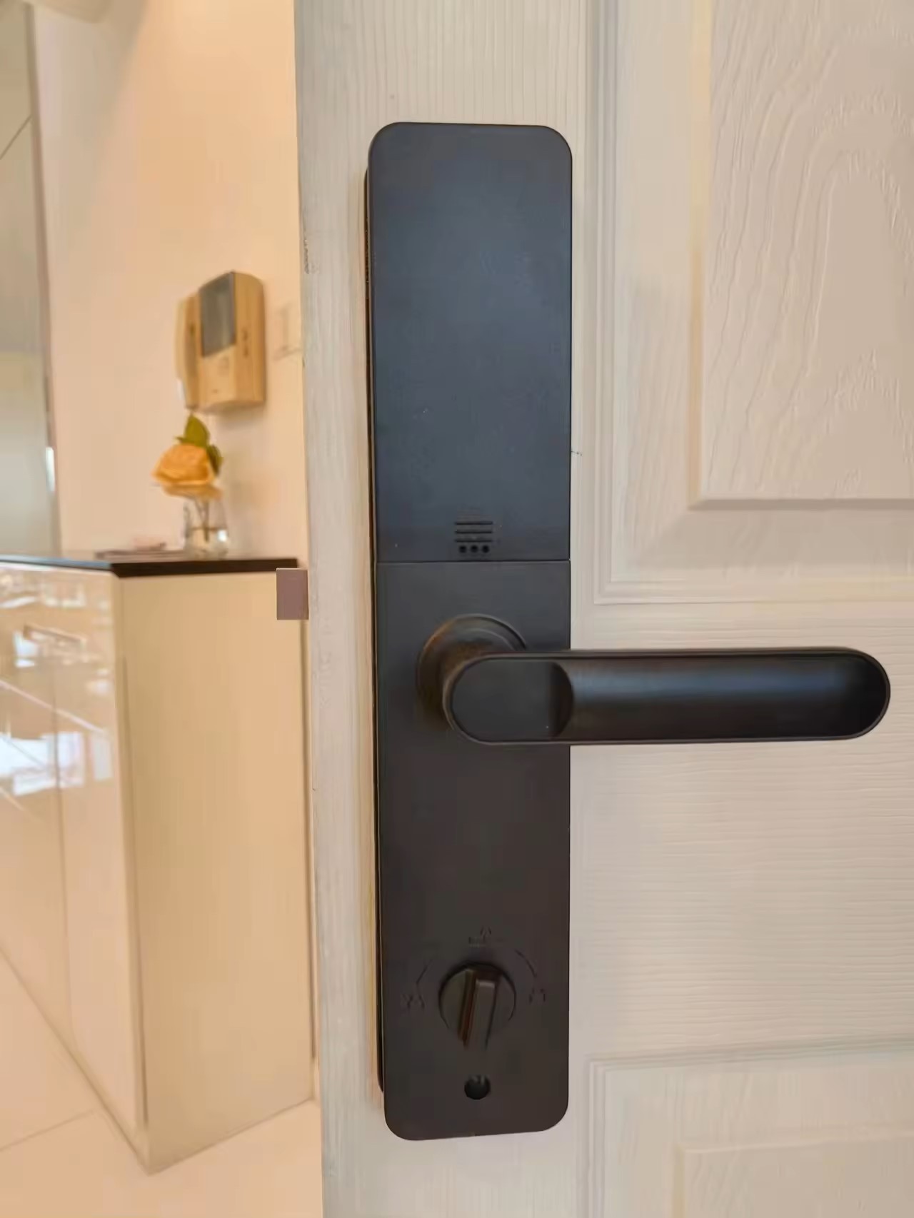 Bestselling Tuya WiFi Digital Smart Door Lock Fingerprint Code RFID & IC Card Unlock for Wood Aluminum & Steel Doors · image 6