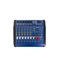 AOFO PMX-602D Amplificateur de puissance numérique à écho audio 4 canaux 150W+150W en métal avec USB et Bluetooth pour sonorisation de scène KTV