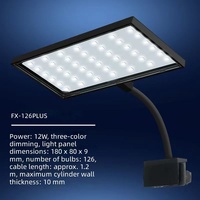 Lampe LED moderne en plastique pour aquarium, spectre complet, luminosité réglable pour aquariums plantés