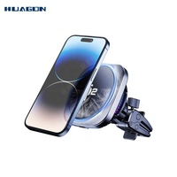 Chargeur de voiture électrique magnétique MPP 15W, design sans fil avec sortie 5V/3A