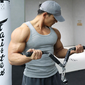 <span class=keywords><strong>Canotta</strong></span> da Uomo Personalizzata di Alta Qualità, Canotte da Uomo <span class=keywords><strong>a</strong></span> <span class=keywords><strong>Costine</strong></span> Multicolore in Poliestere - Product Image 4