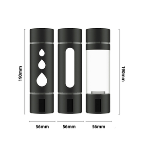 Bouteille d'eau hydrogénée de luxe SPE PEM, générateur d'eau hydrogénée portable à haute concentration en PPB, <span class=keywords><strong>ioniseur</strong></span> d'eau hydrogénée, tasse H2, emballage cadeau, CE - Product Image 5