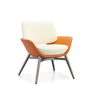 Moderner Nordischer Luxus Wohnzimmer Hotel Lounge Möbel Einzelsofa Metallbeine Stuhl Konvertierbarer Sessel Wartebereich Sitzgelegenheit