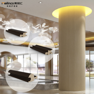 Panel de Pared de PVC con Rejilla Giratoria, Diseño Moderno, Impermeable, para Uso Doméstico, Decoración de Pilar Interior, Fácil Instalación, Precio de Fábrica - Product Image 3