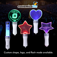 Mini-lampes lumineuses personnalisées OEM, pendentifs lumineux en acrylique colorés, cadeaux de fête, porte-clés lumineux