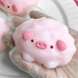Jouet en silicone cochon pour enfants, nouveauté anti-stress, balle à presser, simulation de jeu, divertissement, soulagement de la pression, étirement - Product Image 4