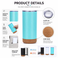 Gourde isotherme professionnelle en acier inoxydable de 16 oz, tasse à café à double paroi, mug de voyage OEM