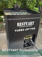 BESTYART/ TURBO JET FOG / Machine à brouillard LED spéciale pour scène verticale 3500w/220v ou 2500w/110v