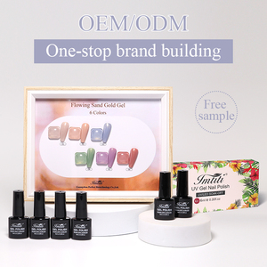 IMTITI Fábrica Mayorista, Set de 6 Colores de Esmalte de Uñas en Gel Dorado Fluido, Esmalte de Gel Sin Hema ni TPO, Fábrica de Esmalte de Gel, MOQ Bajo, Logotipo Personalizado - Product Image 4