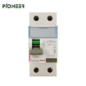 Disjoncteur différentiel bipolaire PIONEER <span class=keywords><strong>DX3</strong></span>-<span class=keywords><strong>ID</strong></span> 2p 30mA 300mA avec protection Li et montage sur rail pour système solaire photovoltaïque - Vente en gros usine - Product Image 1