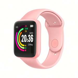 Montre Connectée Y68 D20 <span class=keywords><strong>Hryfine</strong></span> Sport Fitness Suivi Cardiaque et Sommeil Appel Bluetooth, Économique pour Garçons Filles - Product Image 3