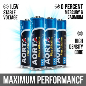 Pila Alcalina de Alta Potencia 1.5V AAA LR03, Celda Seca de Larga Duración para Control Remoto, Juguetes, Relojes, Linternas, Venta al Por Mayor - Product Image 1