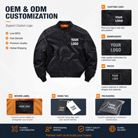 Veste bomber pour homme avec logo personnalisé, vente en gros, légère, fermeture éclair, streetwear, veste d'automne, OEM