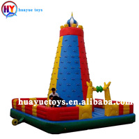 Sortie d'usine populaire pvc Sports de plein air jeux d'équipe construction gonflable pour adultes enfants gonflable mur d'escalade