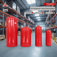 Accessoires pour extincteur à poudre sèche Youke 1kg/2.5kg/4.5kg/9kg Bouteille en acier peinte en rouge Fabriqué à Ningbo