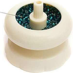 Outil de pose de perles en plastique avec bol rotatif pour la fabrication de bijoux DIY, bracelets et colliers - Product Image 1